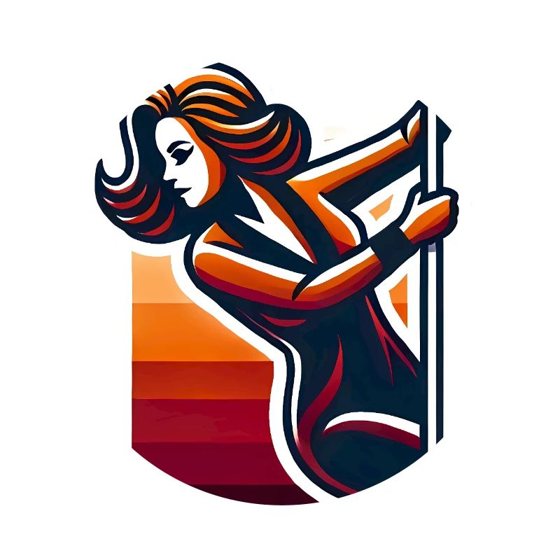 Drôle Stripper Silhouette Design