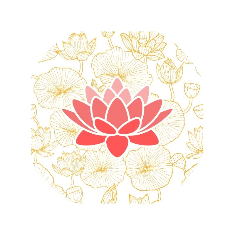 Lotus in lightness - silent power visible