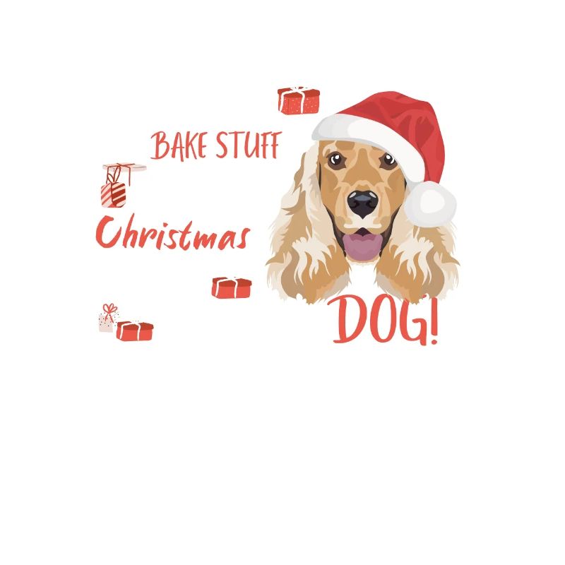 Deutsch Cocker Spaniel Merry Christmas