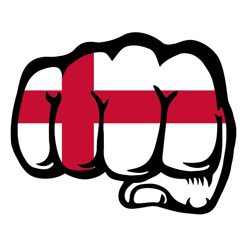 Poing du drapeau de l’Angleterre