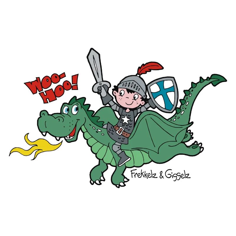 Kleiner Ritter und sein Freund, der Drache