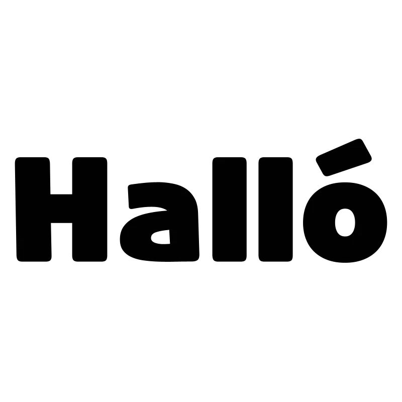 Icelandic Halló { Hello ) Íslenska Language