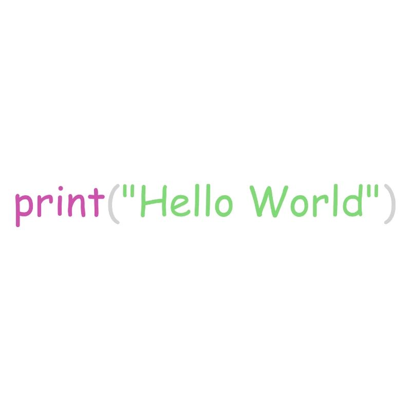Hello World Programmierung Python C ++ C #