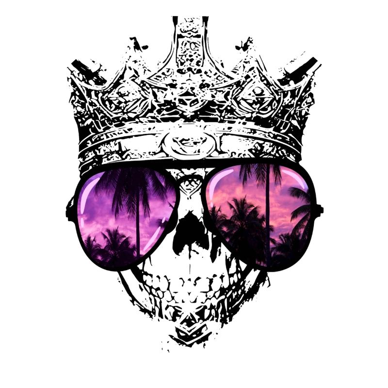 Hipster Skull King