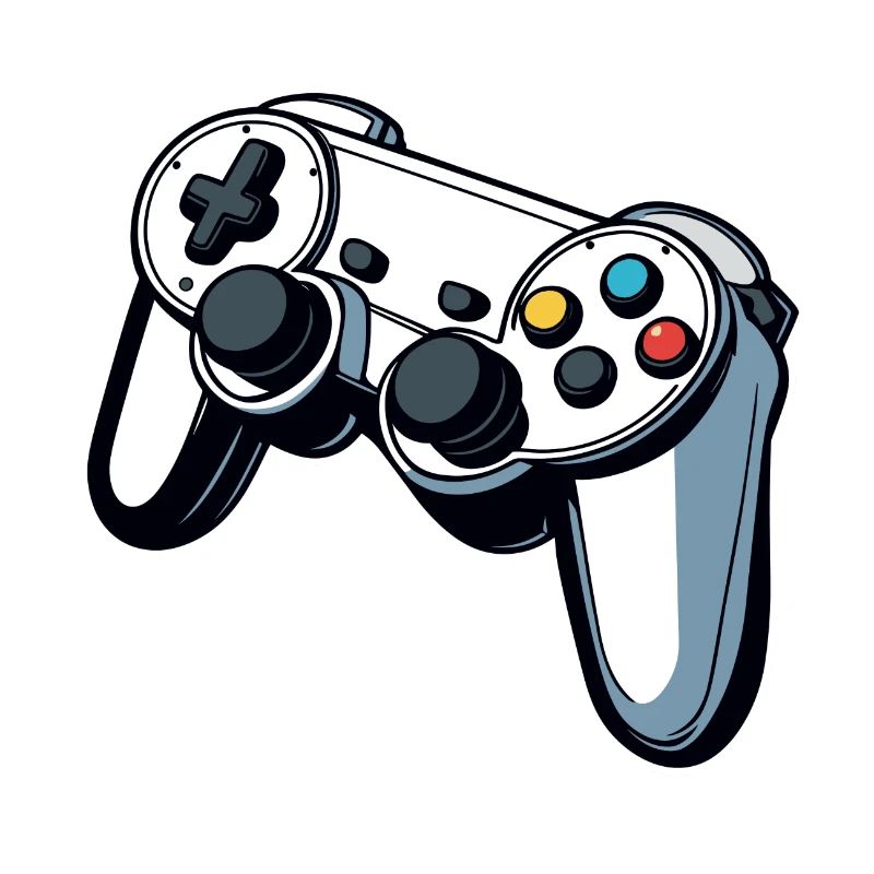 Controller White Illustration