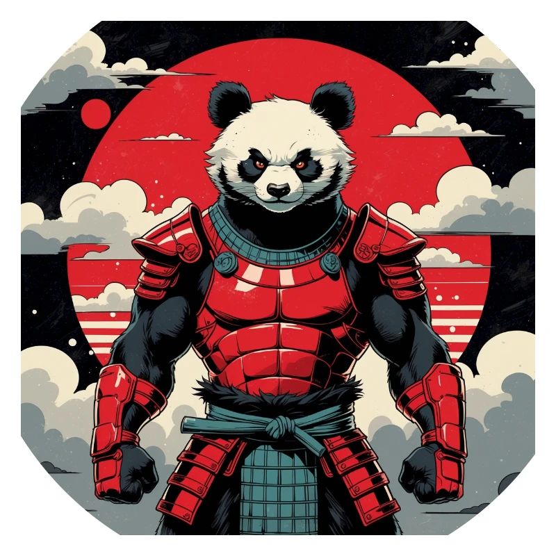 Samouraï Panda Guerrier