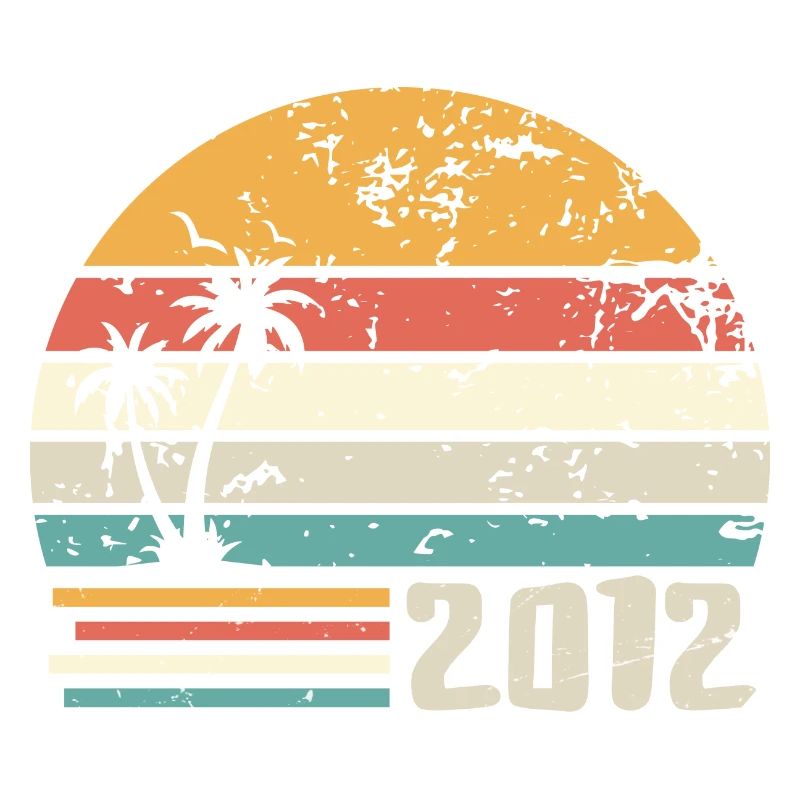 2012 Geburtstagsgeschenk - Made in 2012 Retro 2012