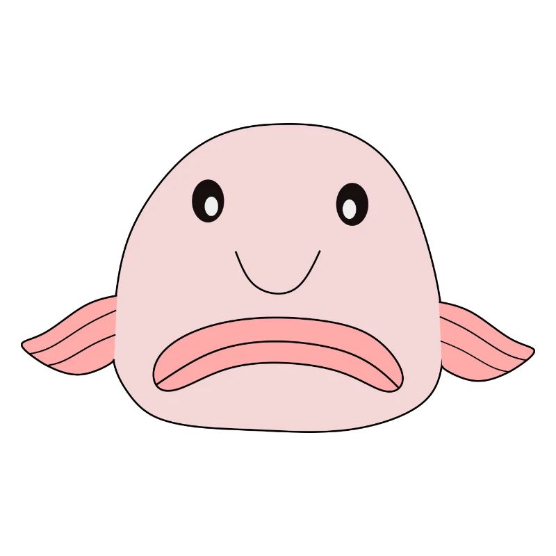 Blobfish fish comic ugly fish