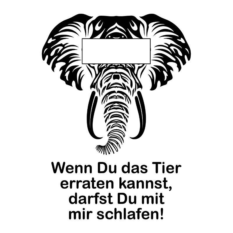 Elefant Lustiger Spruch Witzige Geschenkidee