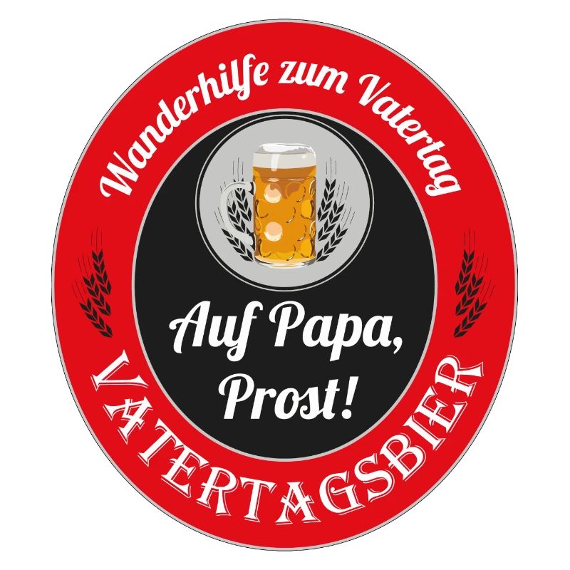 Vatertag Beer Label