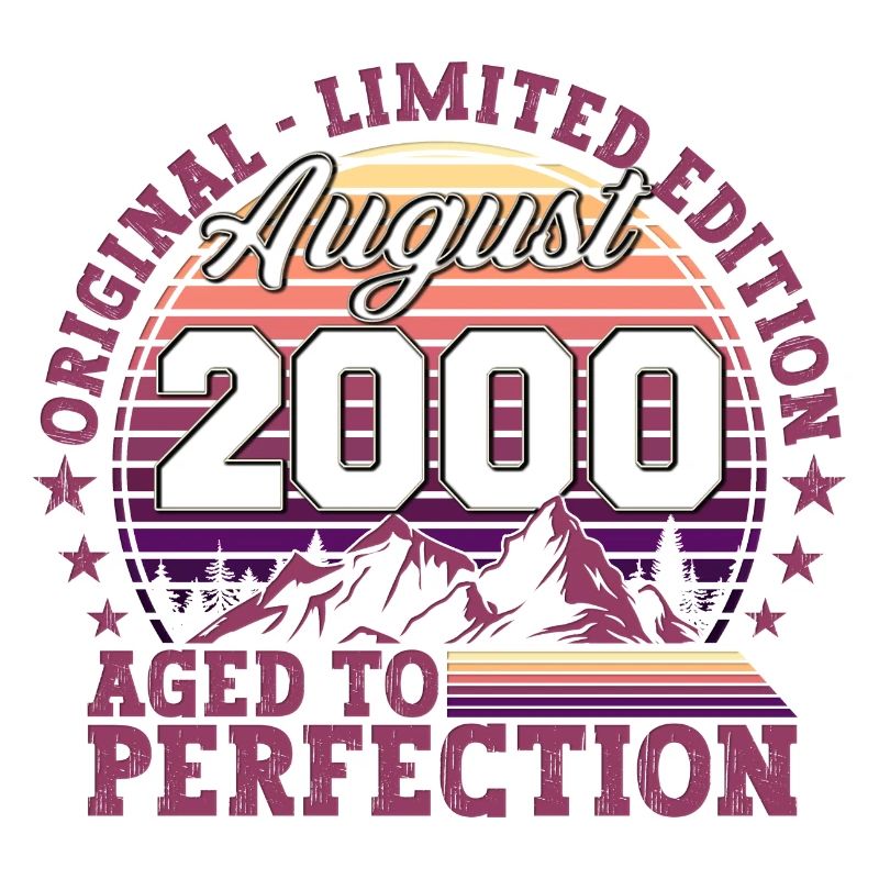 Original Août 2000 22nd Birthday Fun Gift
