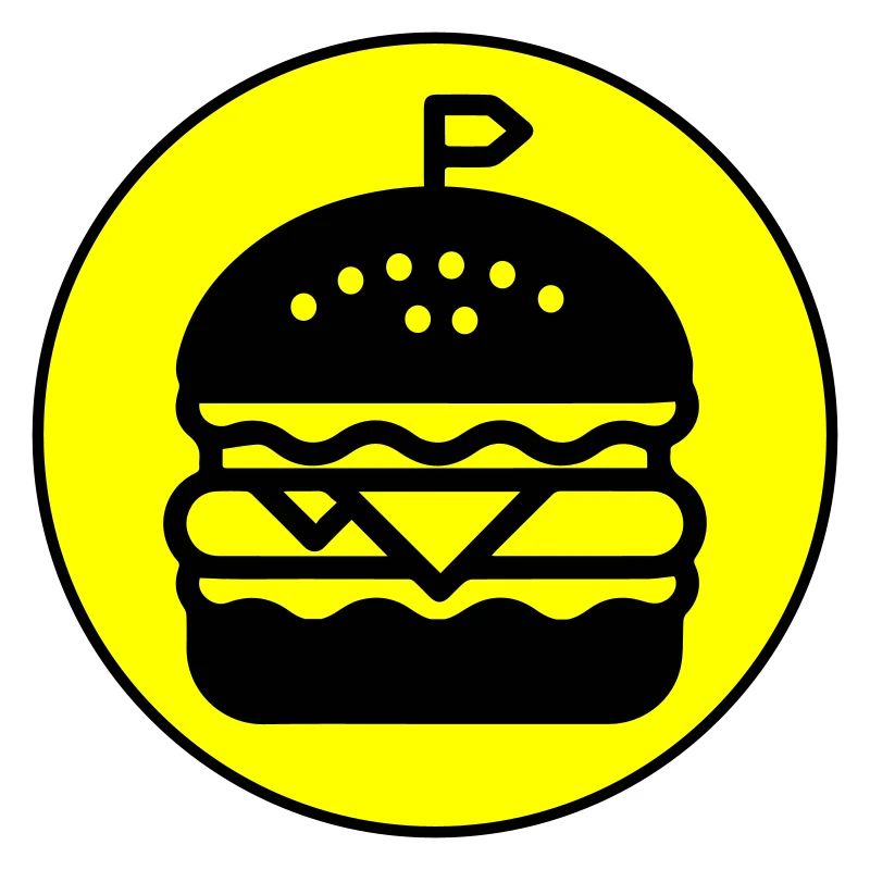 Burger Icon Circle