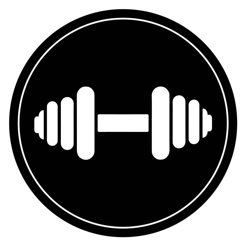 Dumbbell weights icon
