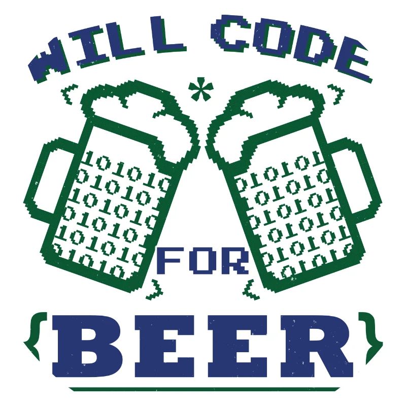 Funny Beer Coding Coder