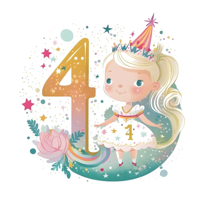 Princesse 4 Anniversaire