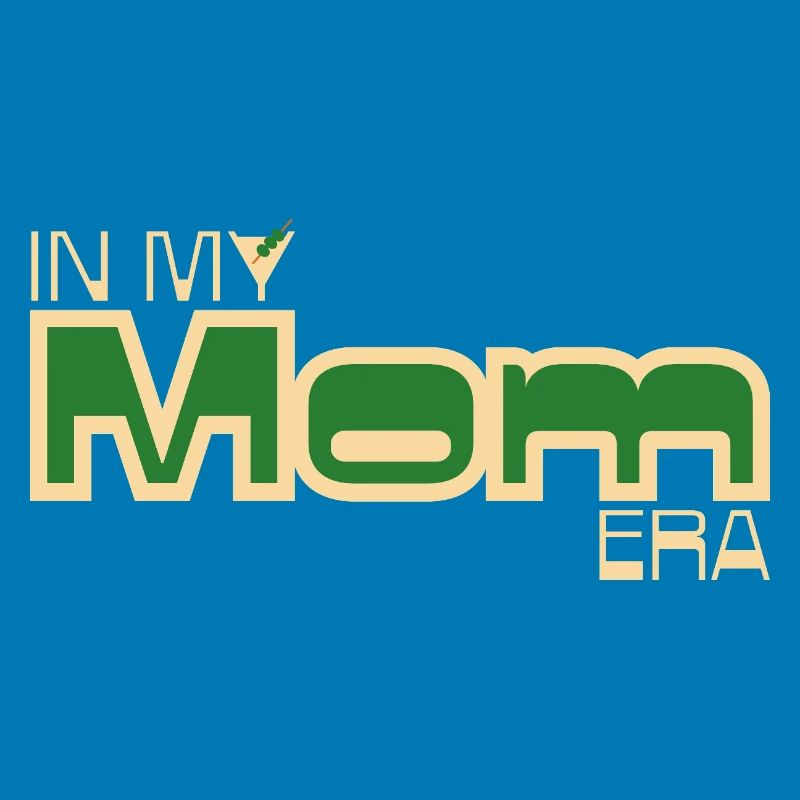 À l’époque de ma mère – Déclaration de maman rétro en vert
