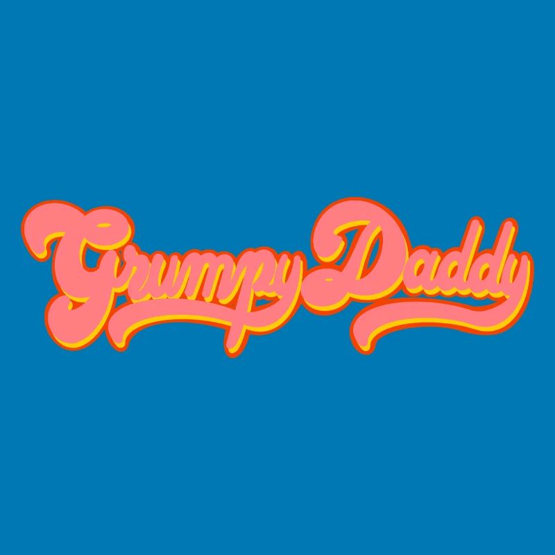 Grumpy Daddy Retro Script - Farbe "Exploitation"
