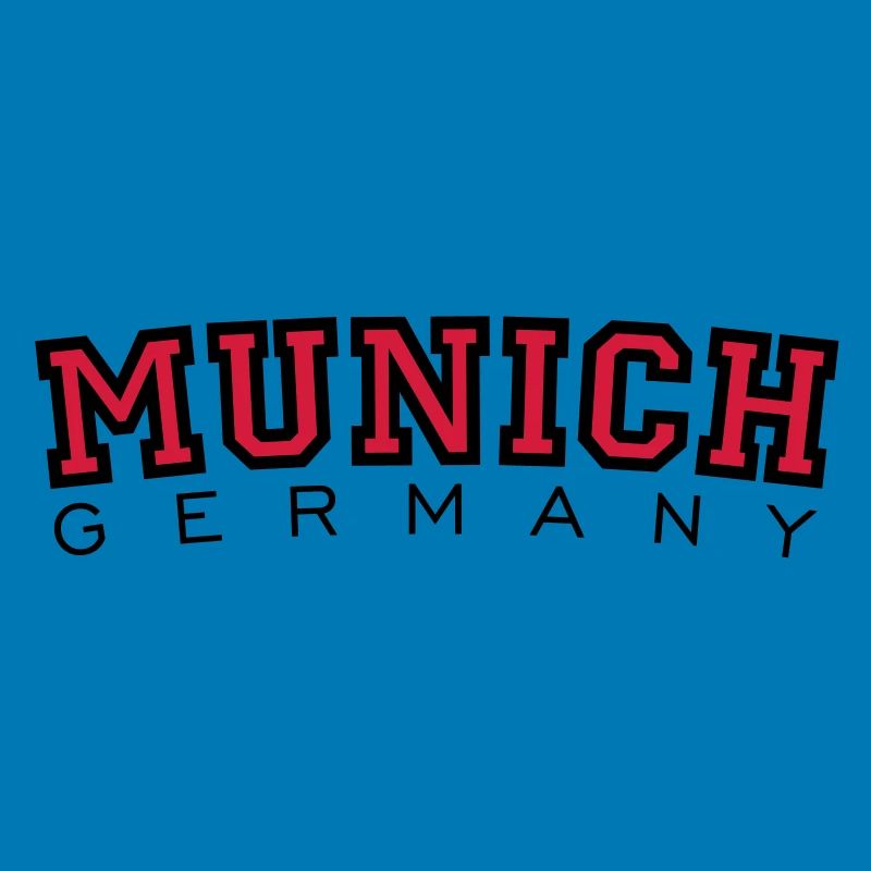 München Munich Germany (Schwarz/Rot)