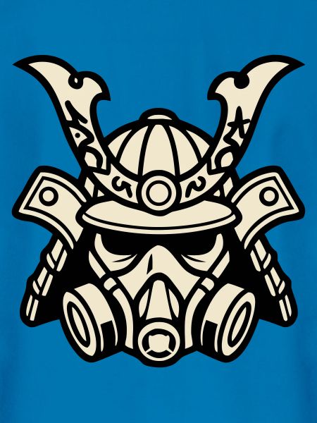 Cyber Samurai Gasmaske Logo
