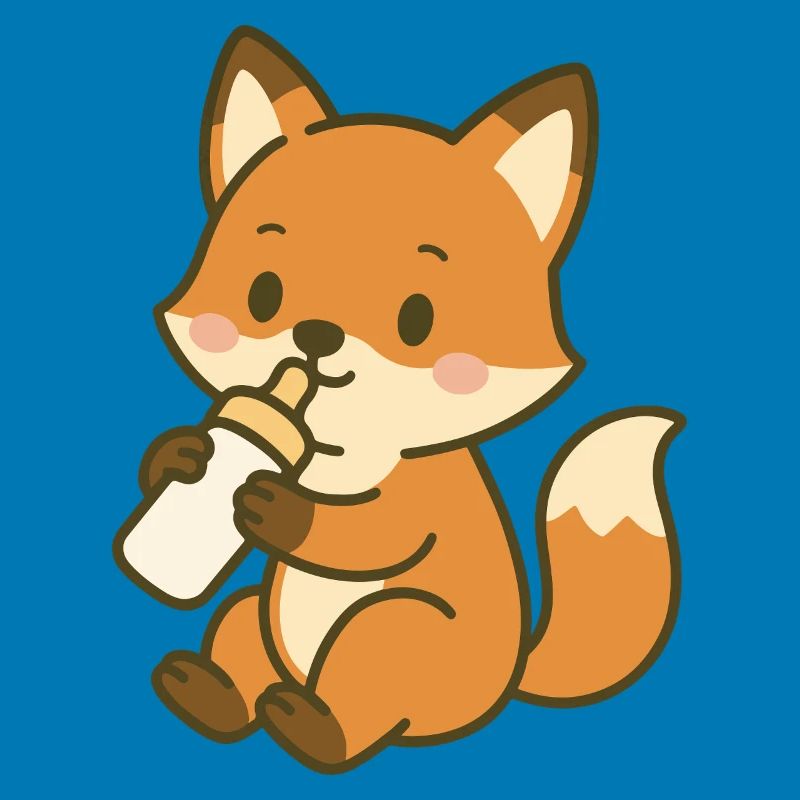 Durstiger Babyfuchs