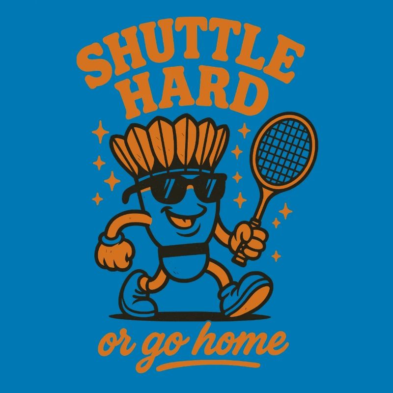 Shuttle Hard | Badminton Motivation Saying