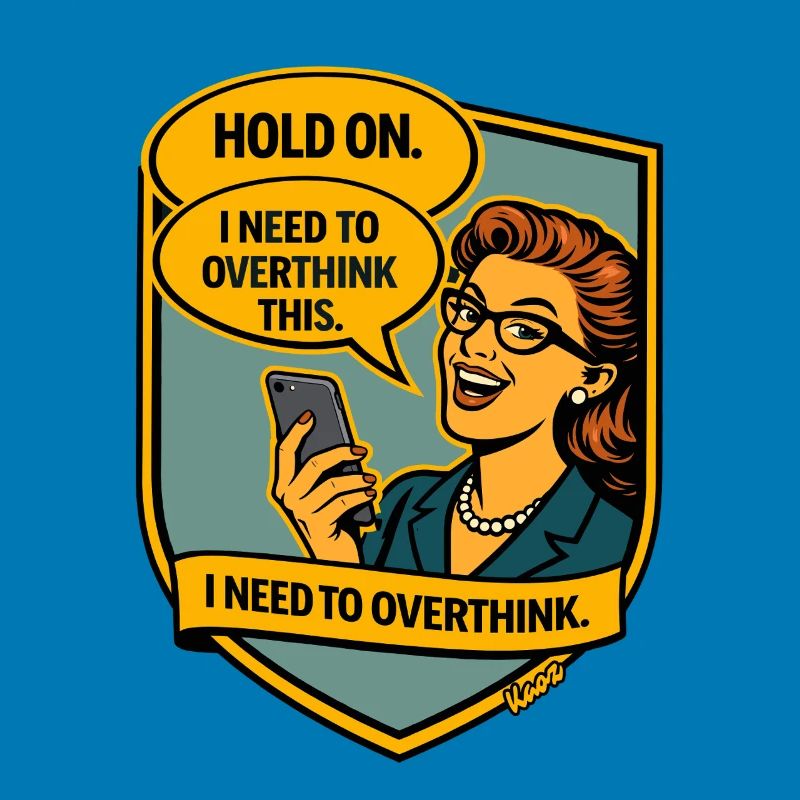 Halt an – Überdenke Overthinker Comic
