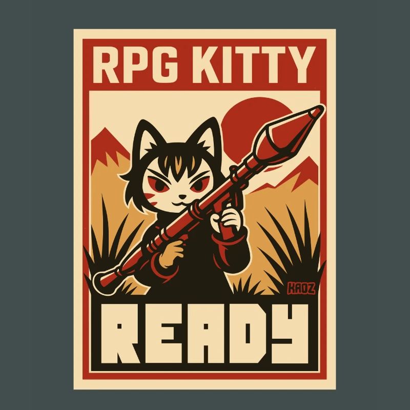 Affiche RPG Kitty Ready