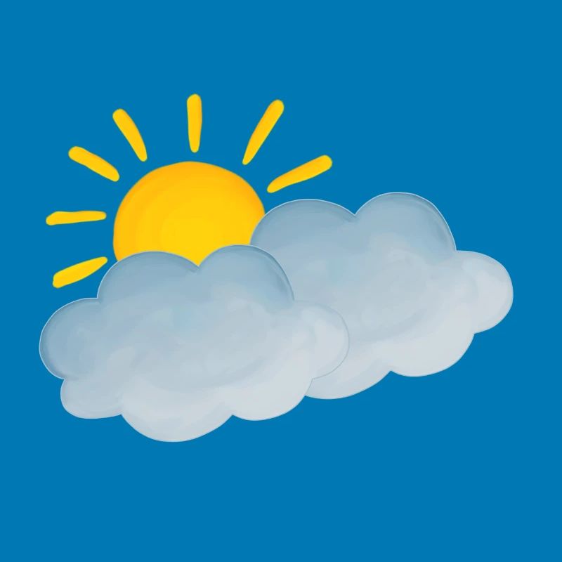 Weather cloudy cheerful