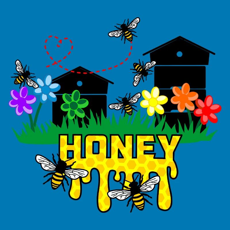 Honiggewächshäuser oder Bienenstöcke mit Bienen