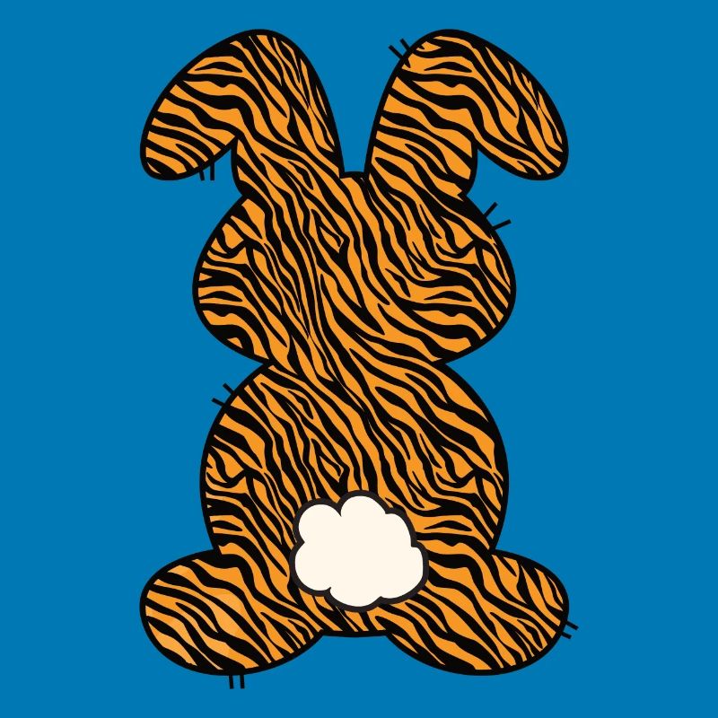 Tiger Pattern Rabbit Easter