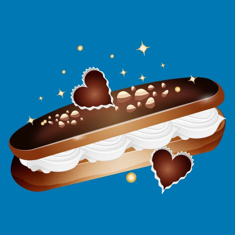 Illustration d’un éclair rempli de cœurs