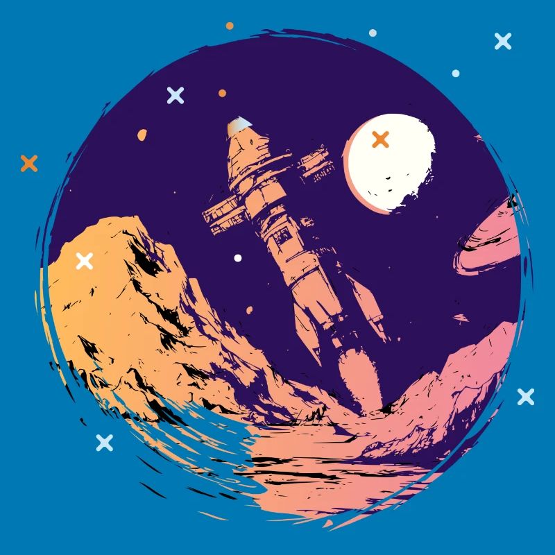 fusée espace école de l’espace début Allez nerd de l’espace