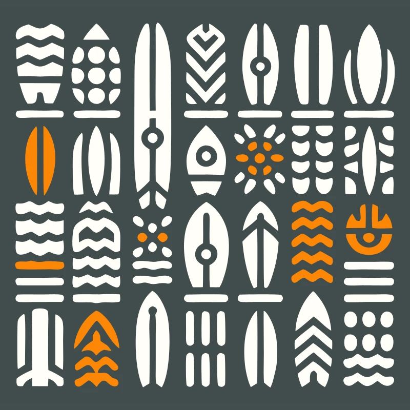 Abstract Surf and Wave Patterns