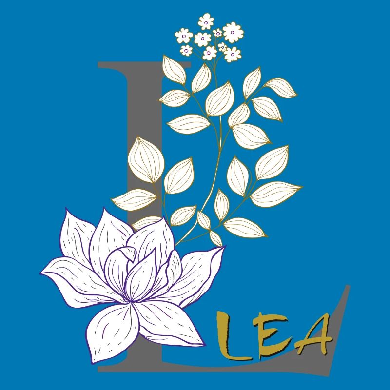 Buchstabe L Initiale Lea
