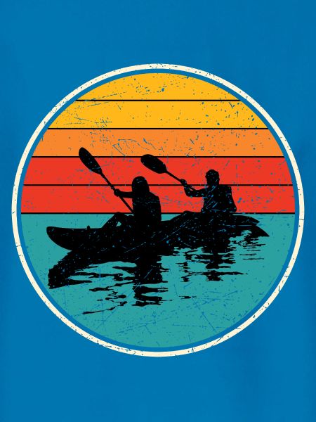 Sunset Kayak Duo Circle
