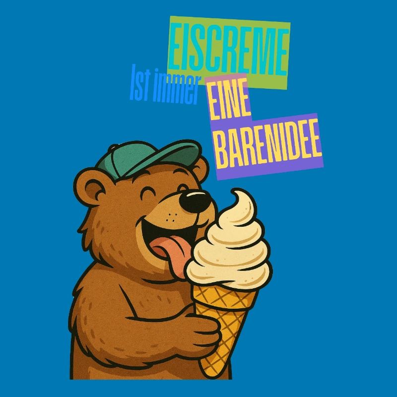 Bär Eiscreme Comic