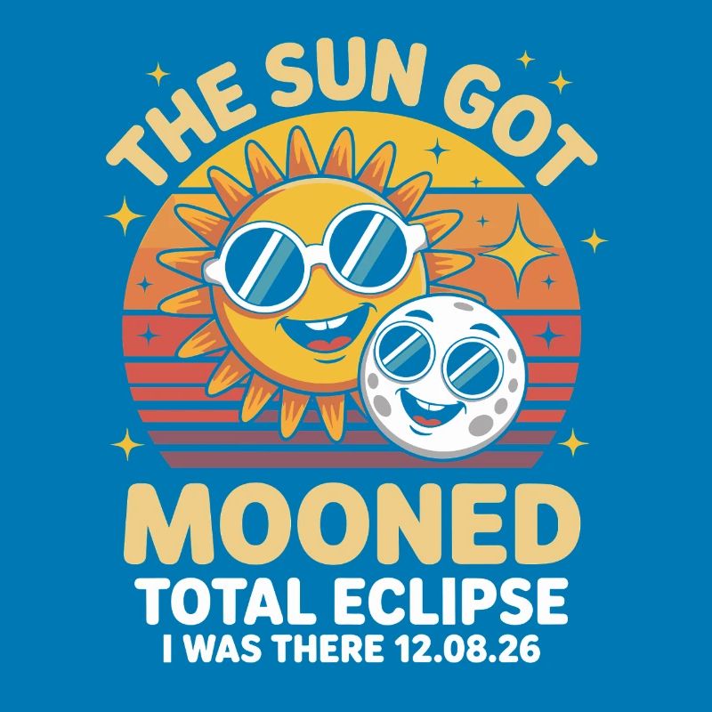 Éclipse de lune de soleil avec lunettes