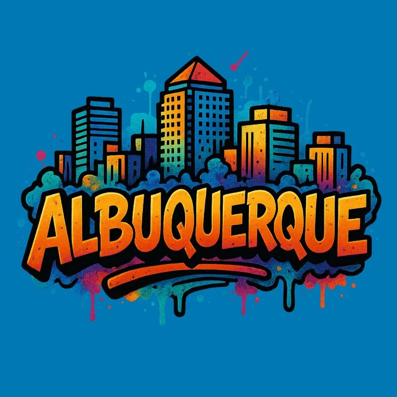 Albuquerque Graffiti Skyline