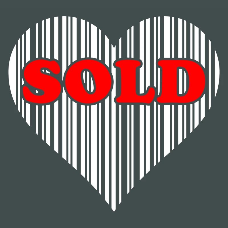 Heart Barcode Love – Sold Code Barcode Gift