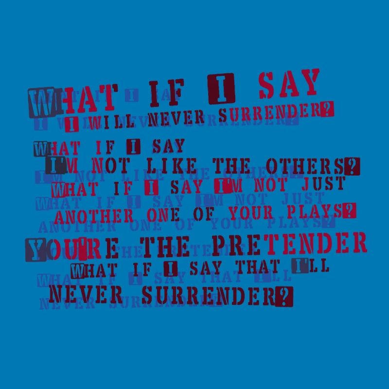 Typographie de la résolution implacable