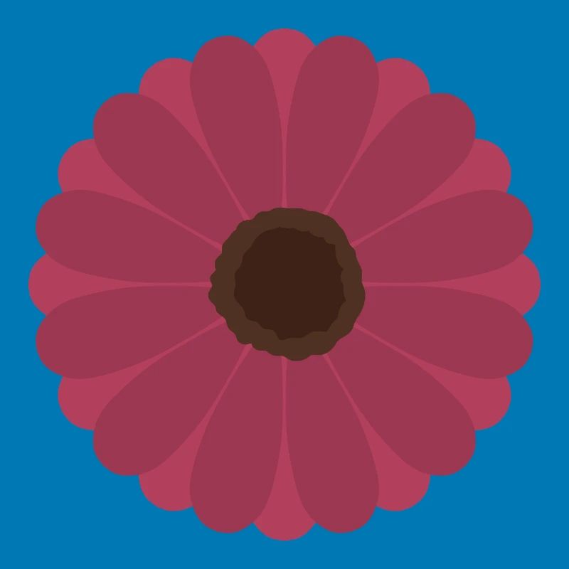 Pink Gerbera Bloom Pattern