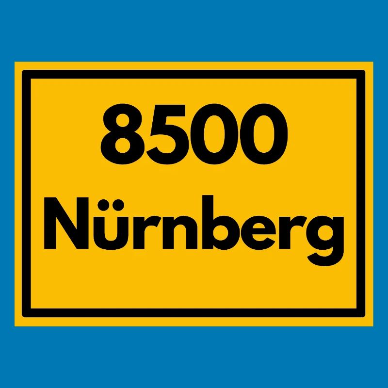 OLD POSTCODE POSTCODE RETRO 8500 NÜRNBERG FRANKEN