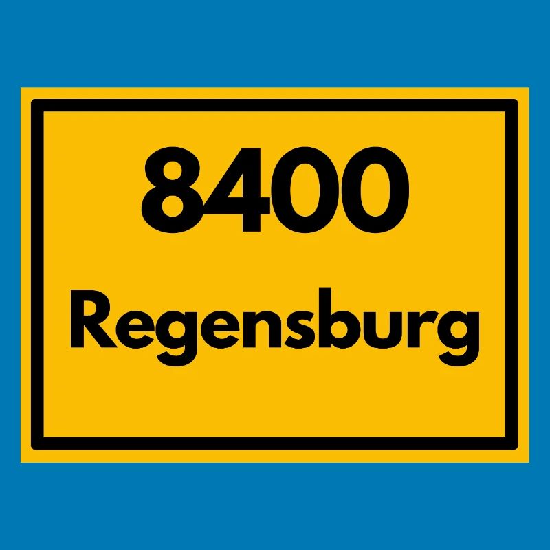 OLD POSTCODE ZIP CODE RETRO 8400 REGENSBURG