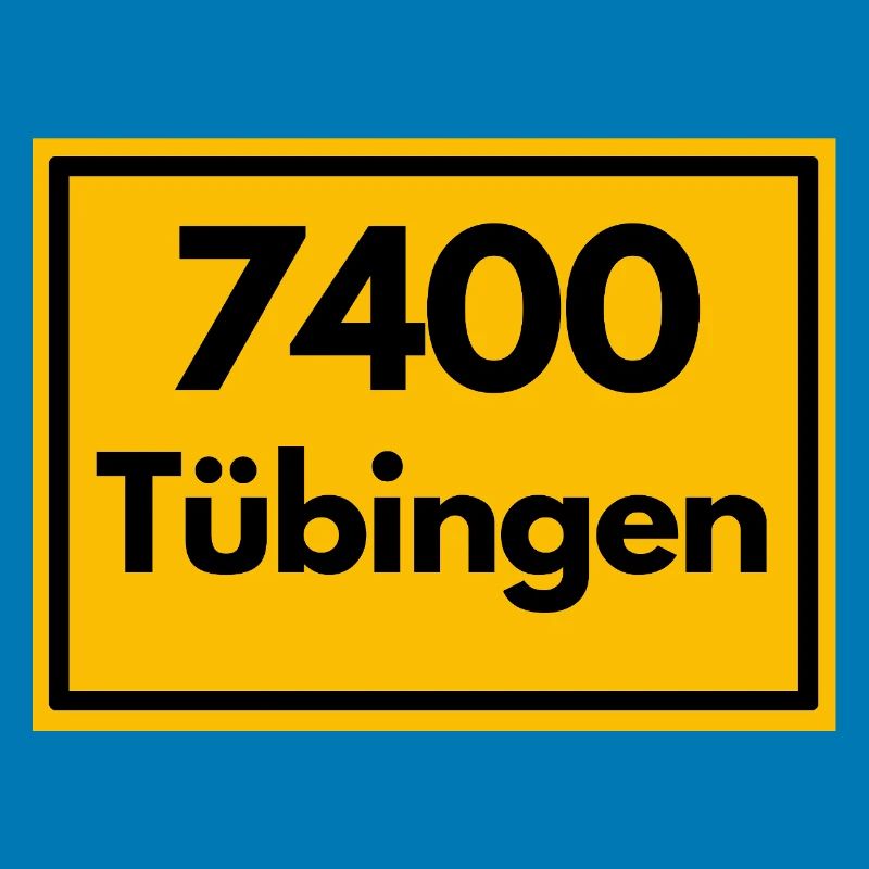 OLD POSTCODE ZIP CODE RETRO 7400 TÜBINGEN - NECKAR