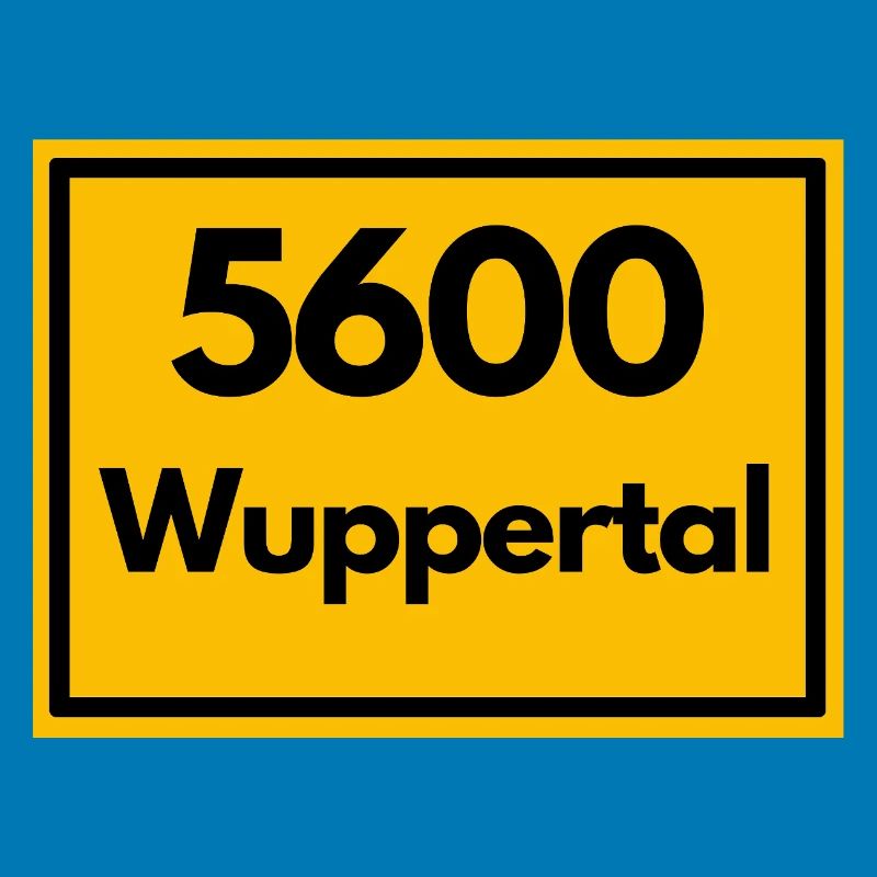 OLD POSTCODE POSTCODE RETRO 5600 WUPPERTAL BERGISH