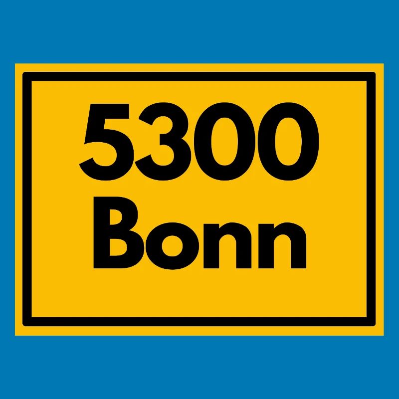 OLD POSTCODE POSTCODE RETRO 5300 BONN - RHEIN SIEG