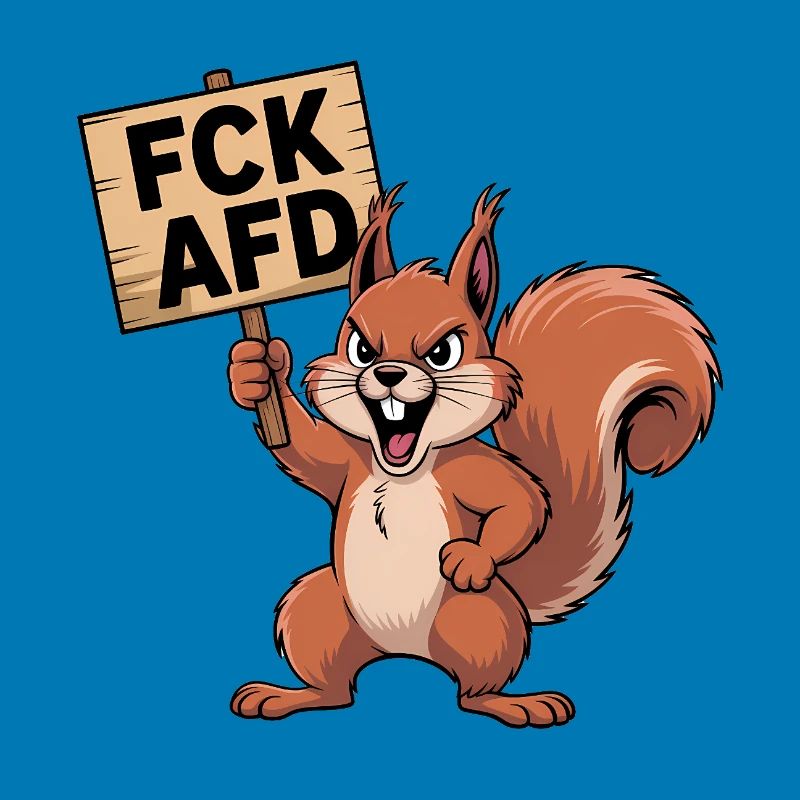 FCK AFD - Antifa Eichhörnchen Tee