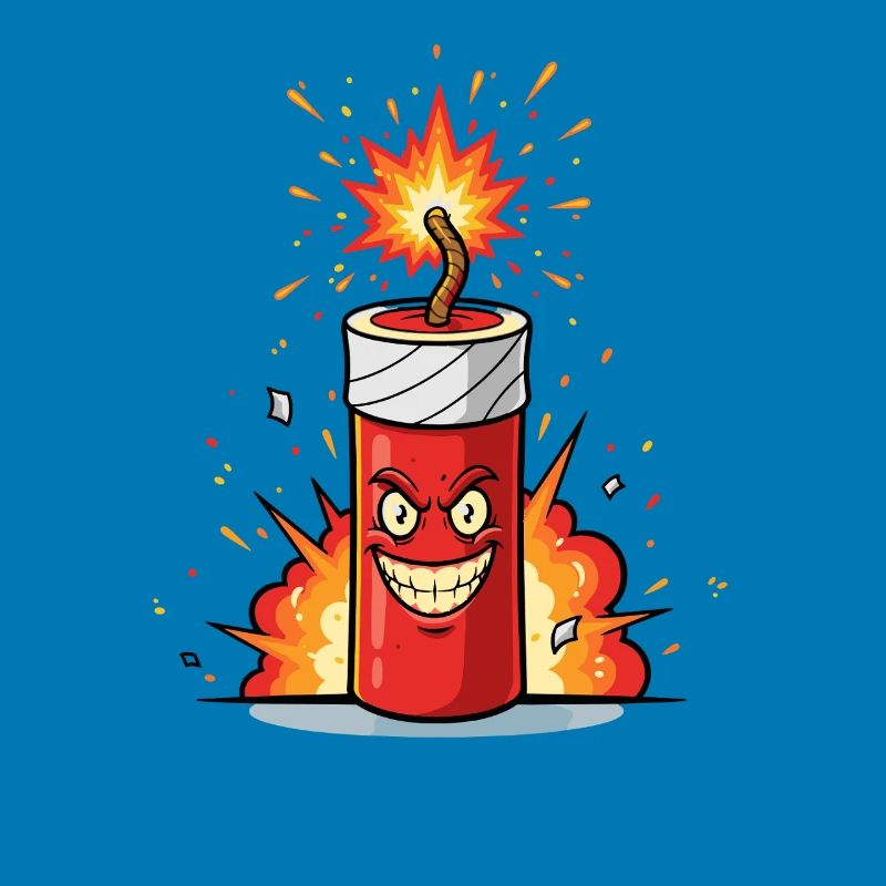 Angry Firecracker Comic