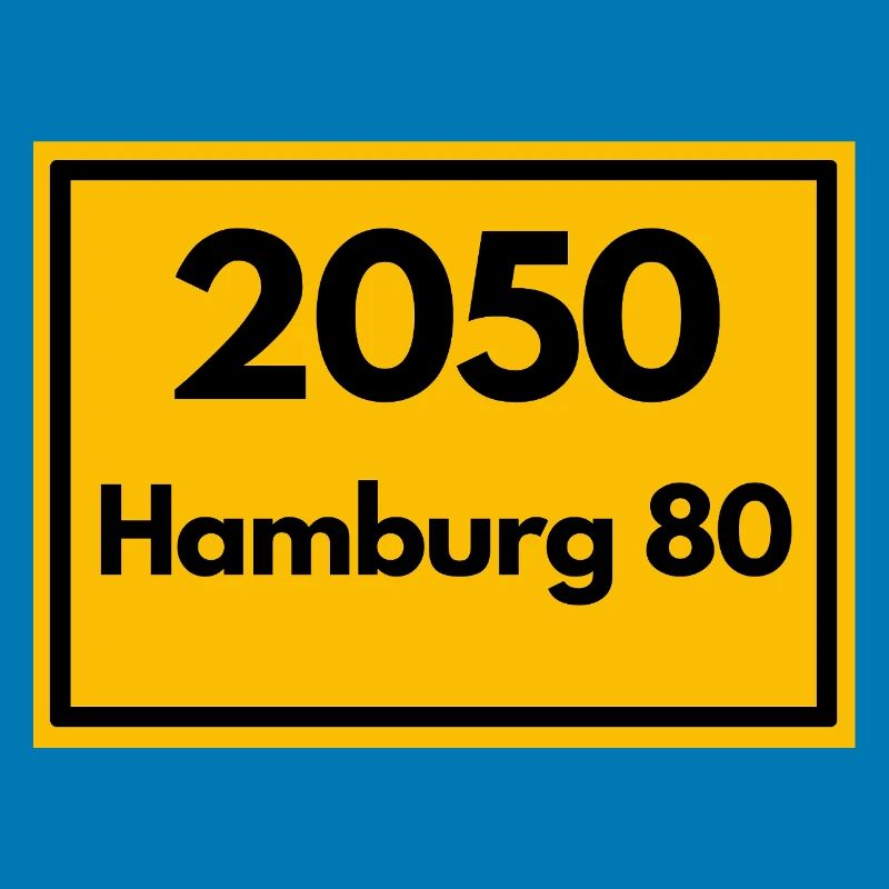 OLD POSTCODE POSTCODE RETRO 2050 HAMBURG 80 - ELBE