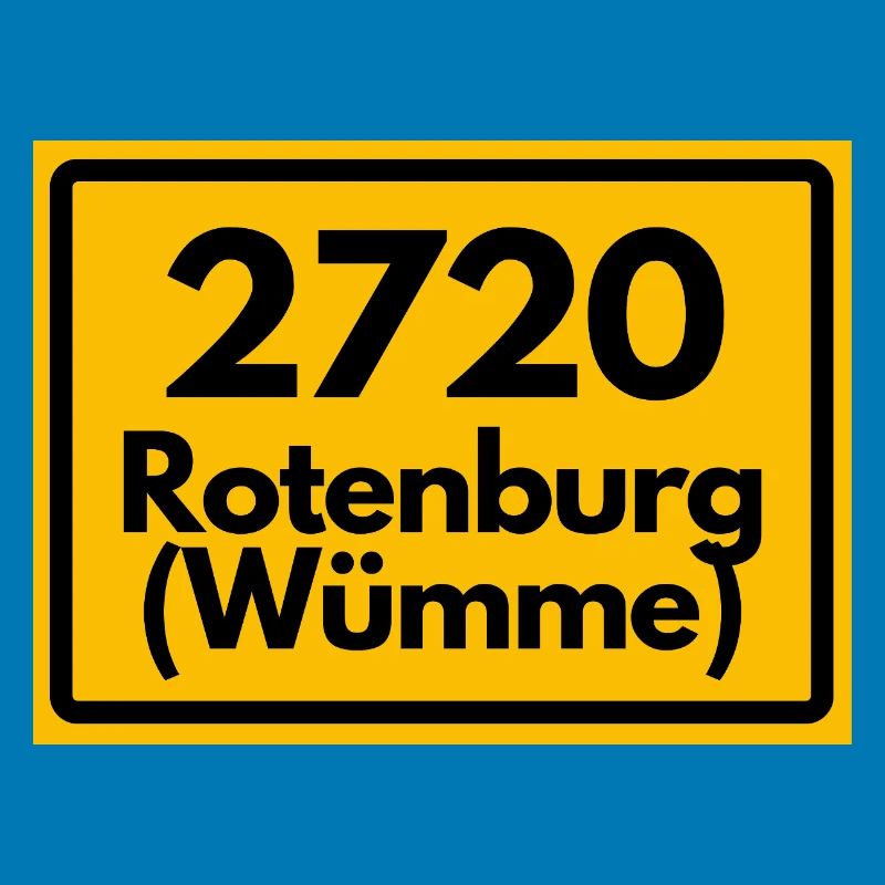 OLD POSTCODE ZIP CODE RETRO 2720 ROTENBURG WÜMME!